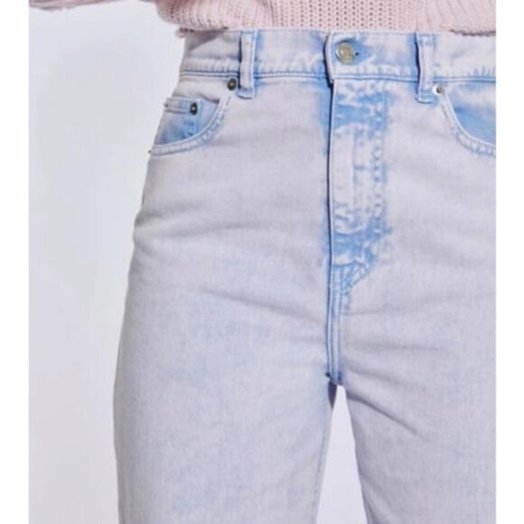 IRO Dahio Bleached High-Rise Straight-Leg Jeans Size 29 - Picture 2 of 7